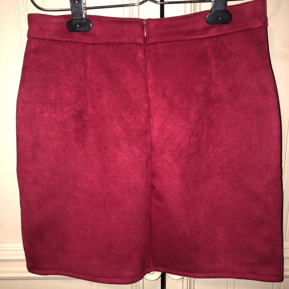 Red/maroon skirt